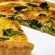 パンの耳 de ほうれん草のキッシュ