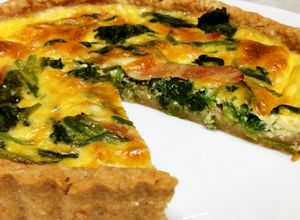 パンの耳　de　ほうれん草のキッシュ-レシピのメイン写真