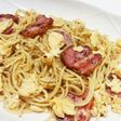 簡単!卵とベーコンとバジルのパスタ