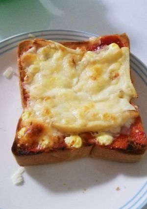 簡単!ピザトースト-レシピのメイン写真