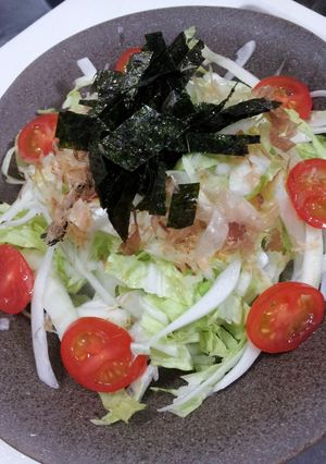 10分で出来る 新玉ねぎと白菜のサラダ-レシピのメイン写真