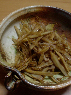 ごぼうの味噌バタきんぴら-レシピのメイン写真
