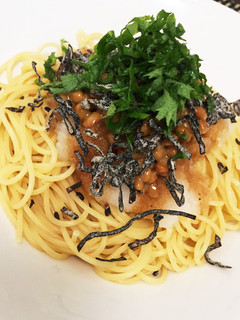 納豆おろしパスタ-レシピのメイン写真