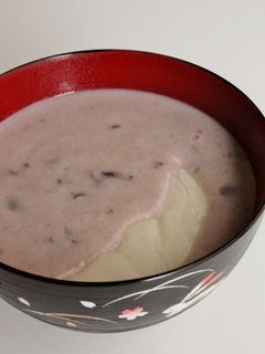 とろ~り♪酒粕牛乳deダイエットぜんざい-レシピのメイン写真