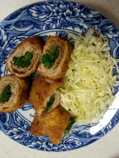 ニラと豚肉のごまソース揚げ♪-レシピのメイン写真