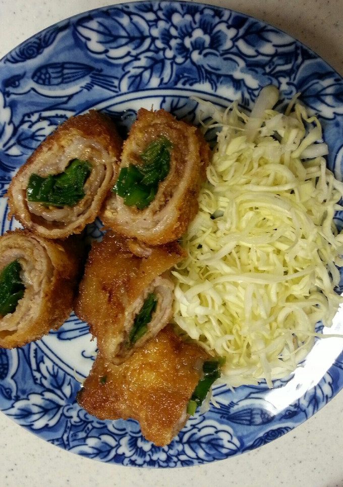 ニラと豚肉のごまソース揚げ♪-レシピのメイン写真