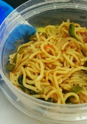 簡単!ナポリタン焼きそば弁当-レシピのメイン写真