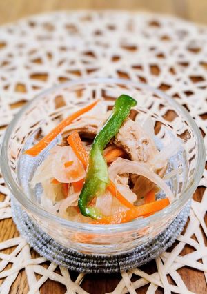 茹で鶏の南蛮酢和え-レシピのメイン写真