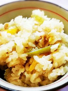 若ゴボウとシーチキンの炊き込みご飯☆-レシピのメイン写真