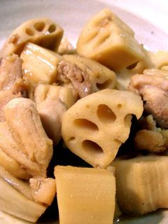練りごまでコクうま☆れんこんと鶏肉の煮物-レシピのメイン写真