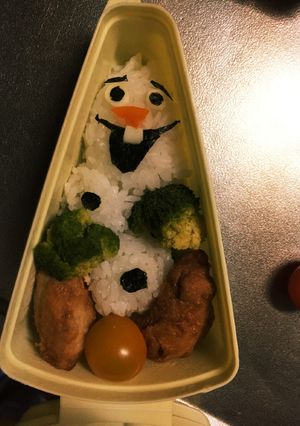 キャラ弁オラフ-レシピのメイン写真