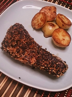 塩麹鮭のゴマ焼き-レシピのメイン写真