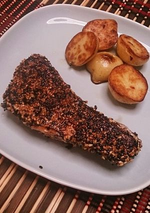 塩麹鮭のゴマ焼き-レシピのメイン写真