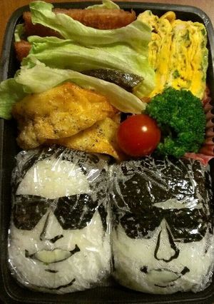 8、6秒バズーカキャラ弁-レシピのメイン写真