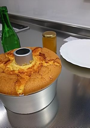 豆乳でふんわりゆずシフォンケーキ-レシピのメイン写真