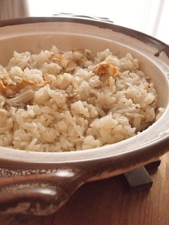 ホタテのガリバタ醤油炊き込みご飯-レシピのメイン写真