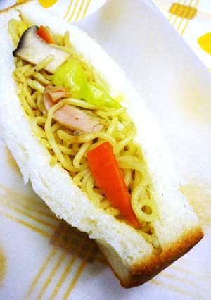 塩焼きそばのポケットサンド-レシピのメイン写真