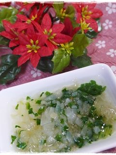 離乳食中期 玉ねぎと茄子と小松菜のだし煮-レシピのメイン写真