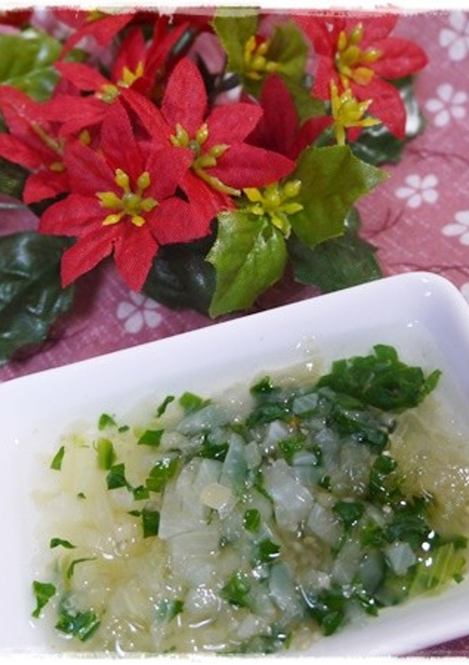 離乳食中期　玉ねぎと茄子と小松菜のだし煮-レシピのメイン写真