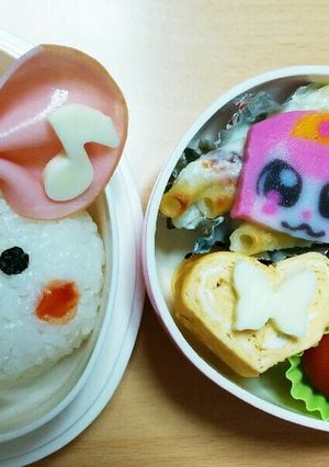 ☆超簡単ほっぺちゃん弁当☆-レシピのメイン写真