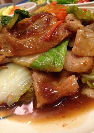 豚バラと白菜の山椒甘辛炒め-レシピのメイン写真