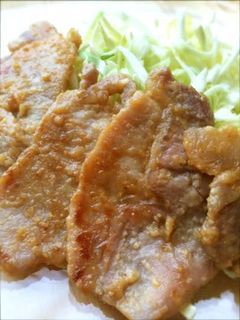 お肉柔らか~♪豚肉の味噌漬け焼き-レシピのメイン写真