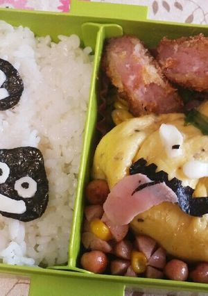 ドラクエ★おどるほうせきキャラ弁♪-レシピのメイン写真