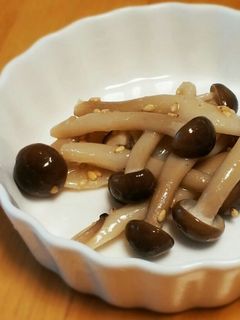 レンジで1分!しめじのナムル☆お弁当-レシピのメイン写真