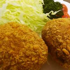 รูปของ 簡単※ヘルシー&キャベツ消費にメンチ♪