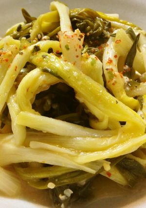 鍋一つで作る簡単なあさつきの酢味噌和え-レシピのメイン写真