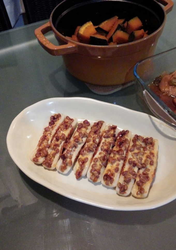 おつまみに!!超簡単納豆ちくわ-レシピのメイン写真