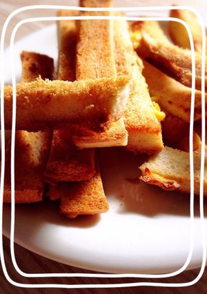 子供も大好き！パン耳スティック！-レシピのメイン写真