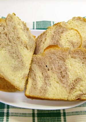 マーブル食パン-レシピのメイン写真