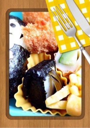 ランドセル 卒園& 入学 弁当-レシピのメイン写真
