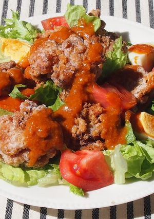 肉どれ★唐揚げサラダに-レシピのメイン写真
