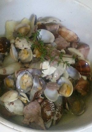 豚・アサリ・白菜の簡単蒸し-レシピのメイン写真