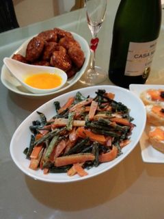 超簡単!紅菜苔と人参のマヨネーズ炒め-レシピのメイン写真