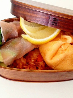 ふわふわ卵のオムライス弁当♪-レシピのメイン写真
