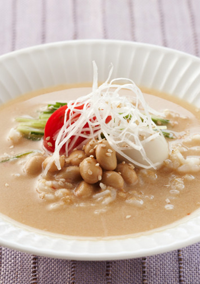 白ごま風味の冷やし茶漬け【天狗缶詰】-レシピのメイン写真