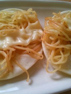 簡単たらこ焼きそばピザ☆☆☆-レシピのメイン写真