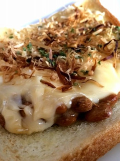 和風納豆チーズトースト-レシピのメイン写真
