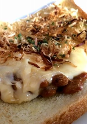 和風納豆チーズトースト-レシピのメイン写真