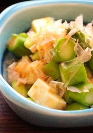 アスパラガスと枝豆のチーズ和え-レシピのメイン写真