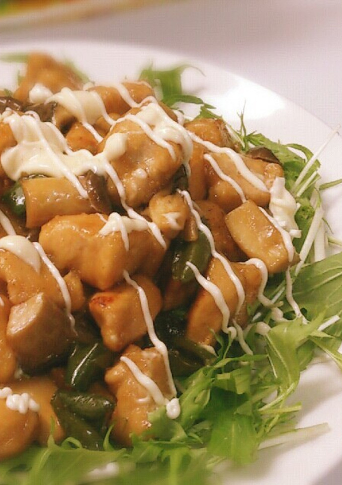☆鶏むねの照り焼きからしマヨ☆-レシピのメイン写真