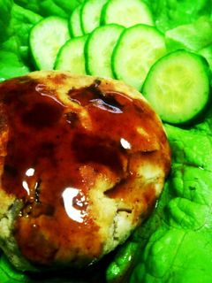 混ぜて焼くだけ♪おからハンバーグ♪-レシピのメイン写真