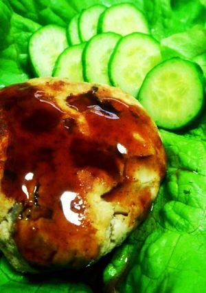 混ぜて焼くだけ♪おからハンバーグ♪-レシピのメイン写真