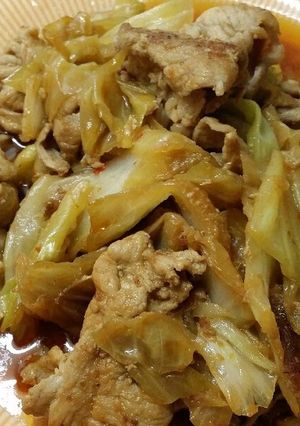 豚肉とキャベツの味噌炒め-レシピのメイン写真