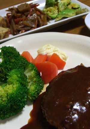 なんちゃてデミグラスソースハンバーグ！-レシピのメイン写真