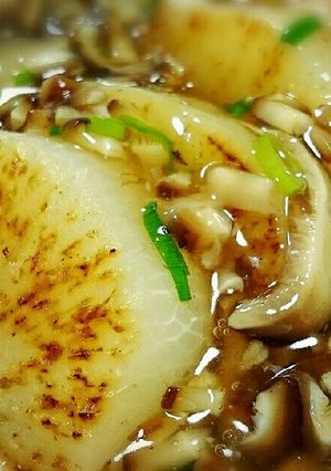 大根のソテー 椎茸あん-レシピのメイン写真