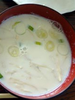 えのきだけの豆乳汁-レシピのメイン写真